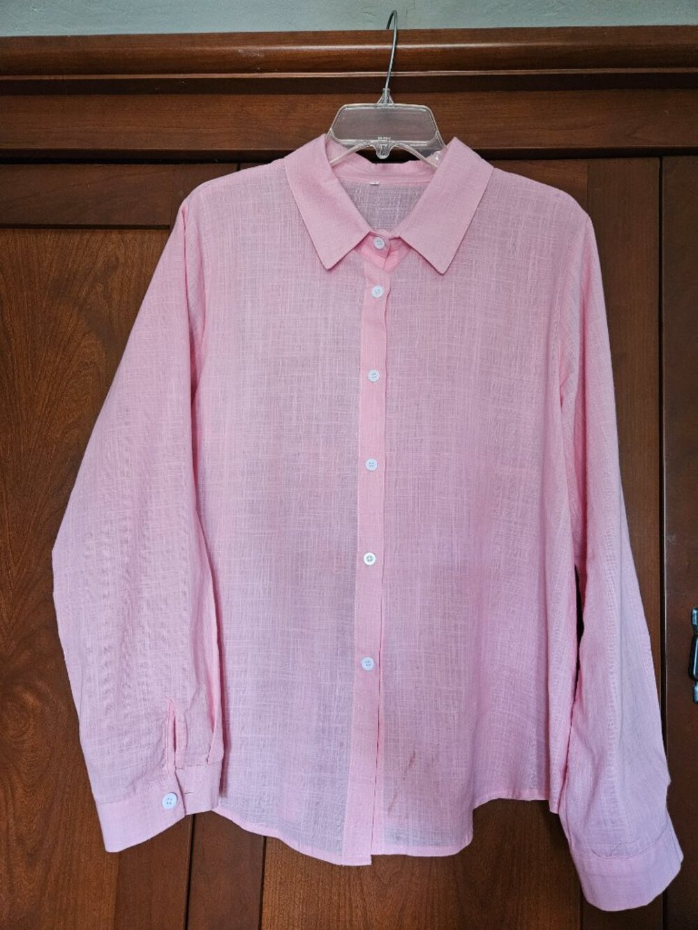 Pink Linen Shirt XL/L